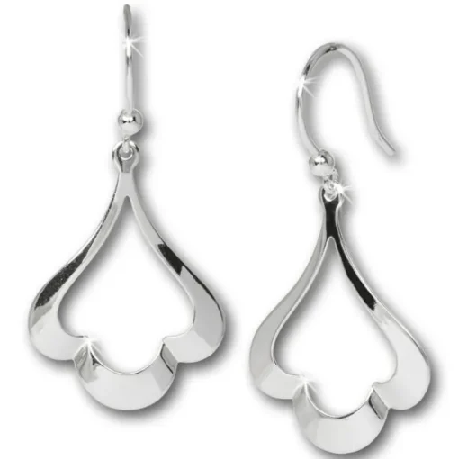 SilberDream Ohrring Ginkgo Blatt 925er Silber Ohrhänger SDO550