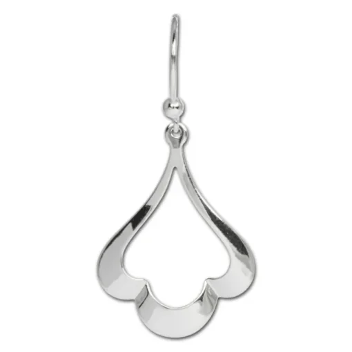 SilberDream Ohrring Ginkgo Blatt 925er Silber Ohrhänger SDO550