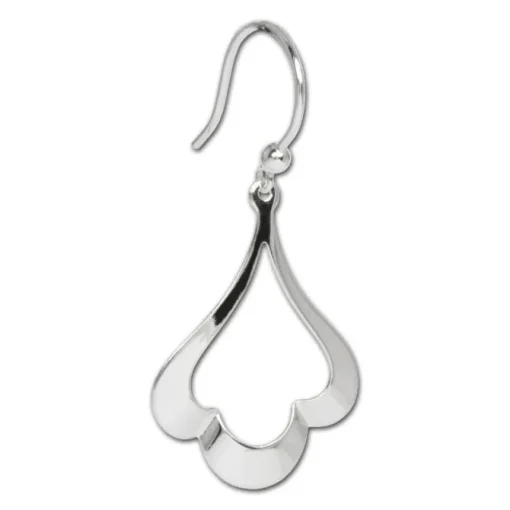 SilberDream Ohrring Ginkgo Blatt 925er Silber Ohrhänger SDO550