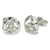SilberDream Ohrringe Design Zirkonia weiß 925 Silber SDO528W