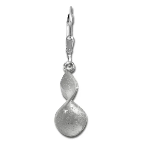 SilberDream Ohrringe Diamont Cut 925 Silber Damen Ohrhänger SDO351M