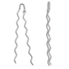 SilberDream Ohrringe Durchzieher Zickzack 925er Silber SDO5595