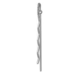 SilberDream Ohrringe Durchzieher Zickzack klein 925er Silber SDO5623