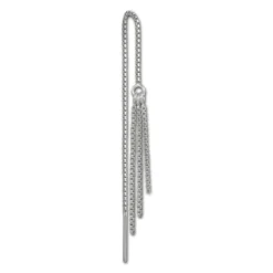 SilberDream Ohrringe Durchzieher Venezianerkette 925er Silber SDO5653