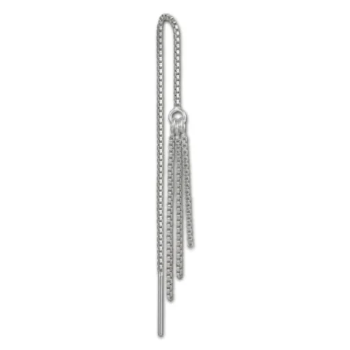 SilberDream Ohrringe Durchzieher Venezianerkette 925er Silber SDO5653