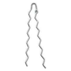 SilberDream Ohrringe Durchzieher Zickzack 925er Silber SDO5595