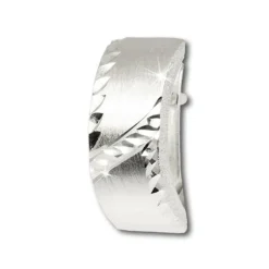 SilberDream Ohrringe gewölbt diamantiert 925 Silber Ohrstecker SDO316
