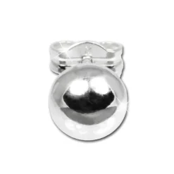 SilberDream Ohrringe Halbkugel 6mm glanz 925 Silber Ohrstecker SDO5556