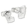 SilberDream Ohrringe Katze 925 Sterling Silber Ohrstecker SDO512