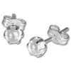 SilberDream Ohrringe Kugel weiß 925 Silber Ohrstecker SDO533W