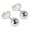 SilberDream Ohrringe Kugel 925 Sterling Silber Ohrstecker SDO515
