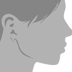 SilberDream Ohrringe Kugel klein 925 Sterling Silber Ohrstecker SDO527