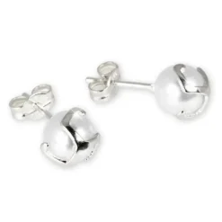 SilberDream Ohrringe Perle 925 Sterling Silber Ohrstecker SDO509