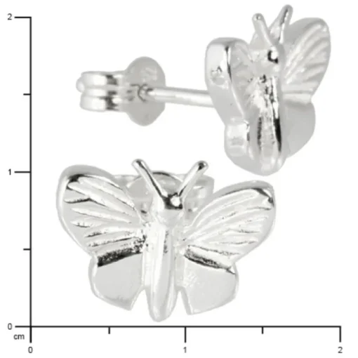 SilberDream Ohrringe Schmetterling 925 Silber Ohrstecker SDO510