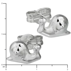 SilberDream Ohrringe Schnecke 925er Silber Ohrstecker SDO557