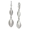 SilberDream Ohrringe Tropfen matt 925 Silber Ohrschmuck SDO346J