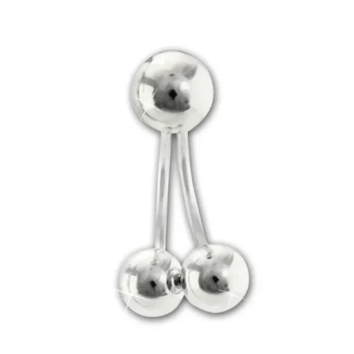 SilberDream Ohrstecker Dangle Ear Cuff Kugeln 925 Silber Damen Ohrringe SDO6709J