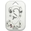 SilberDream Ohrstecker 3er Set Tropfen, Kugel, Creole 925 Ohrring SDS623JJ