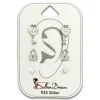 SilberDream Ohrstecker 3er Set Schlüssel, Schloss, Zirkonia 925 Ohrring SDS613WJ