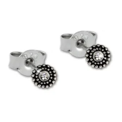 SilberDream Ohrstecker 3er Set Talisman 925 Silber Ohrring SDS805