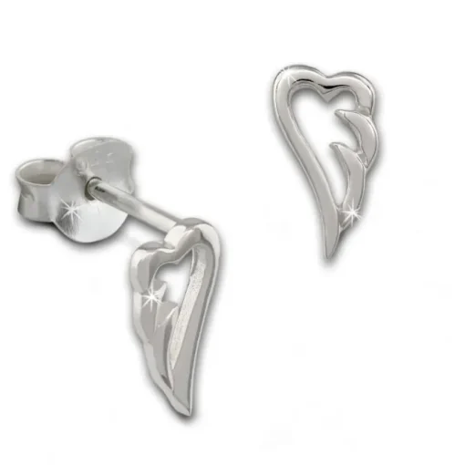 SilberDream Ohrstecker Flügel 925 Sterling Silber Ohrring SDO8211J