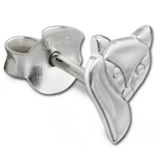 SilberDream Ohrstecker Fuchs 925 Sterling Silber Ohrring SDO8215J