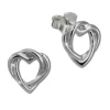 SilberDream Ohrstecker Herz unendlich 925er Silber Damen Ohrringe SDO452J