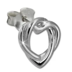 SilberDream Ohrstecker Herz unendlich 925er Silber Damen Ohrringe SDO452J