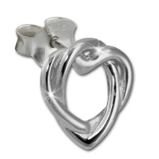 SilberDream Ohrstecker Herz unendlich 925er Silber Damen Ohrringe SDO452J