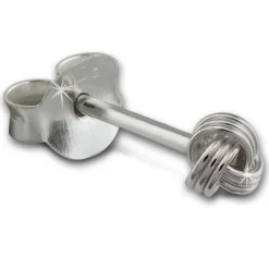 SilberDream Ohrstecker Knoten 925 Sterling Silber Ohrring SDO8214J