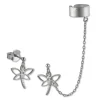 SilberDream Ohrstecker Libelle mit einem Helix Ohr Clip 925 Silber SDO8870