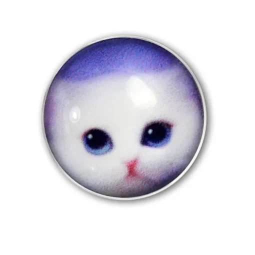 SilberDream Ohrstecker Logo Print Katze Kinder Damen Ohrring 925 Silber SDO85131
