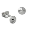 SilberDream Ohrstecker Niete rund 925 Sterling Silber Ohrring SDO8210J