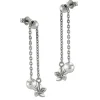 SilberDream Ohrstecker Ohrhänger Blümchen glänzend 925 Silber SDO6714J