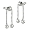 SilberDream Ohrstecker Ohrhänger Kugeln glänzend 925 Silber SDO6715J