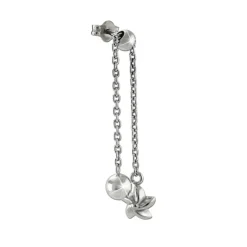 SilberDream Ohrstecker Ohrhänger Blümchen glänzend 925 Silber SDO6714J