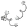 SilberDream Ohrstecker Sternenschweif 925 Sterling Silber Ohrring SDO8212J