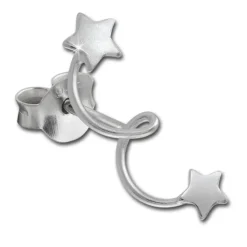 SilberDream Ohrstecker Sternenschweif 925 Sterling Silber Ohrring SDO8212J
