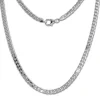 SilberDream Panzer Kette facettiert 925 Sterling Silber Unisex 50cm SDK26950J