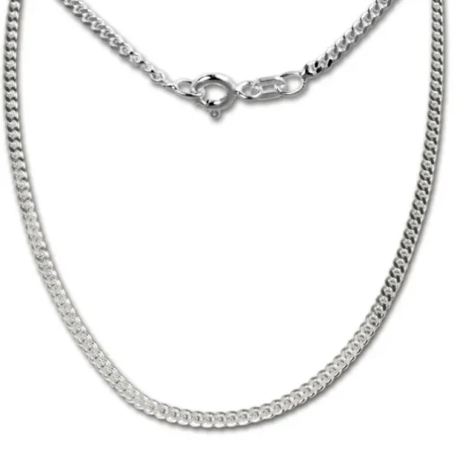 SilberDream Panzerkette 925 Sterling Silber Halskette 70cm Kette SDK20070