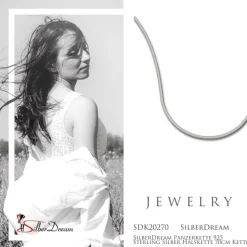 SilberDream Panzerkette 925 Sterling Silber Halskette 70cm Kette SDK20270