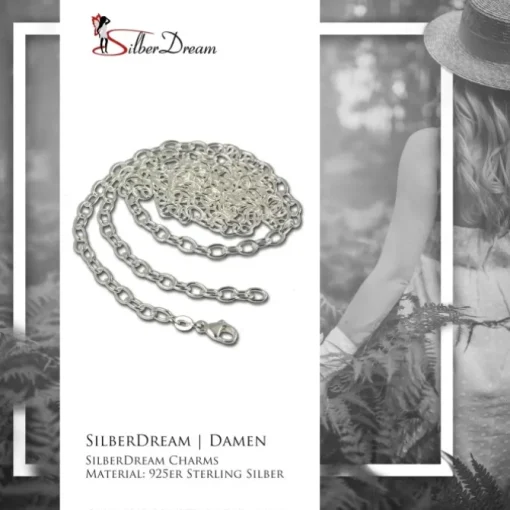 SilberDream Pico Charm Halskette 925 Silber 70cm für Charms FC0424