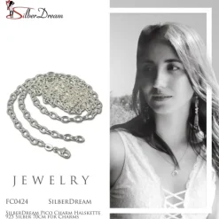 SilberDream Pico Charm Halskette 925 Silber 70cm für Charms FC0424