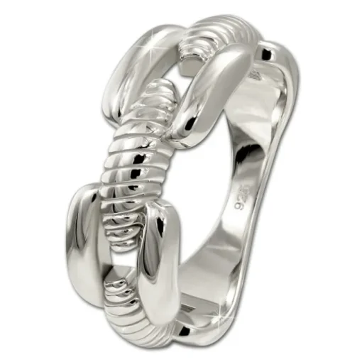 SilberDream Ring Bandring massiv Gr.56 Silberring aus 925er Silber SDR415J56