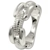SilberDream Ring Bandring massiv Gr.60 Silberring aus 925er Silber SDR415J60