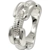 SilberDream Ring Bandring massiv Gr.62 Silberring aus 925er Silber SDR415J62