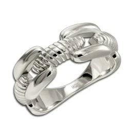 SilberDream Ring Bandring massiv Gr.60 Silberring aus 925er Silber SDR415J60