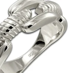 SilberDream Ring Bandring massiv Gr.60 Silberring aus 925er Silber SDR415J60
