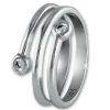 SilberDream Ring Dream Zirkonia weiß Gr.54 Sterling 925er Silber SDR406W54