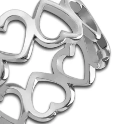 SilberDream Ring Herzen Gr. 56 Sterling 925er Silber SDR400J56